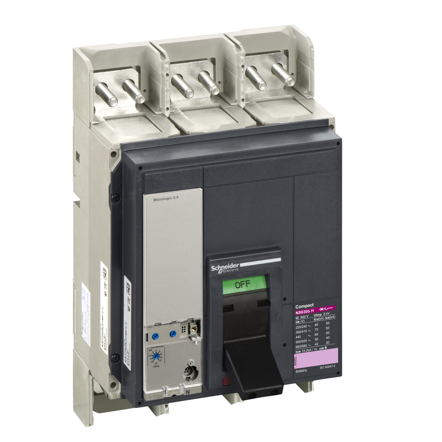 Interruptor automático 3x630A NS630B Schneider — Schneider Electric