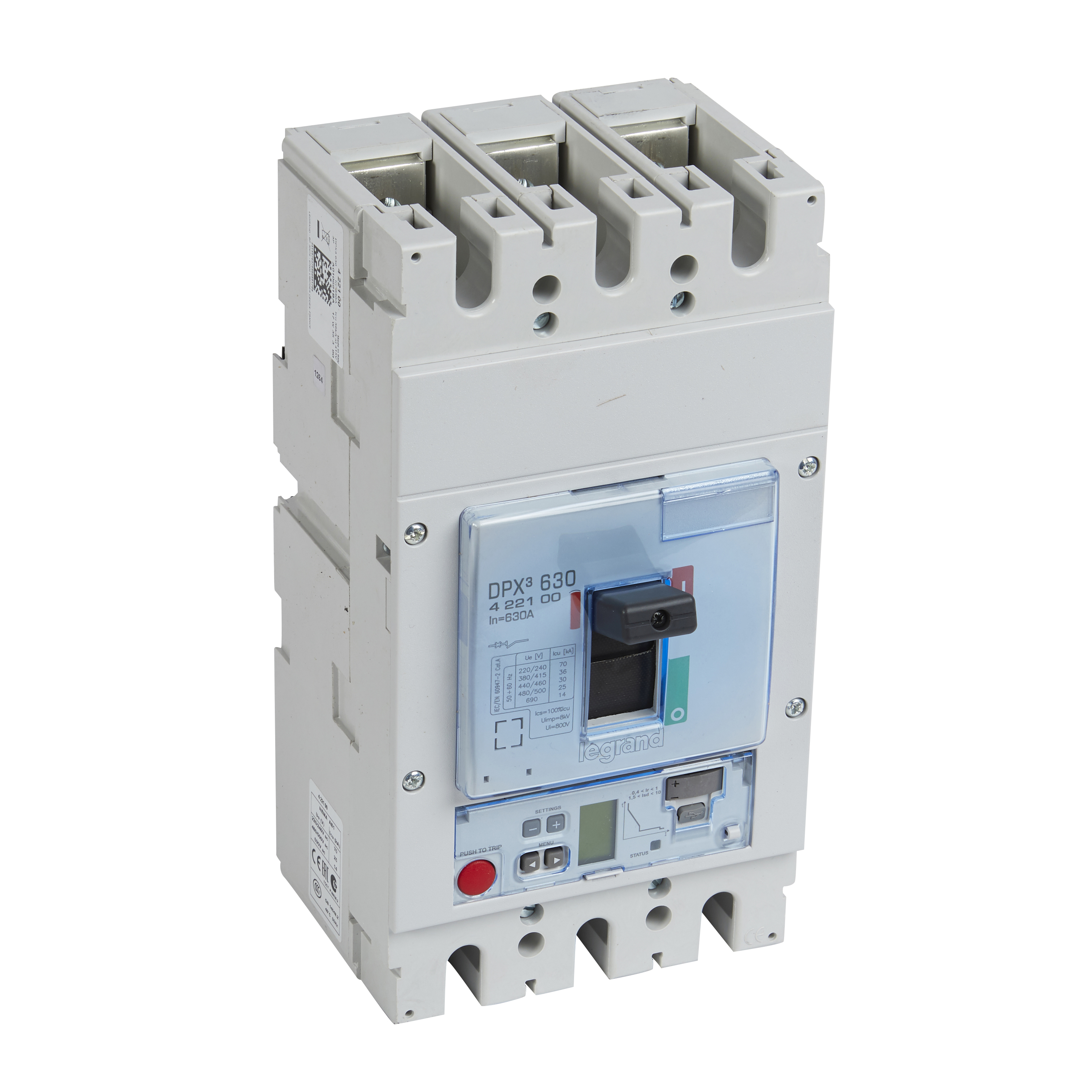 Interruptor caja moldeada 3x400A 400V 36kA DPX3 422100 Legrand — Legrand