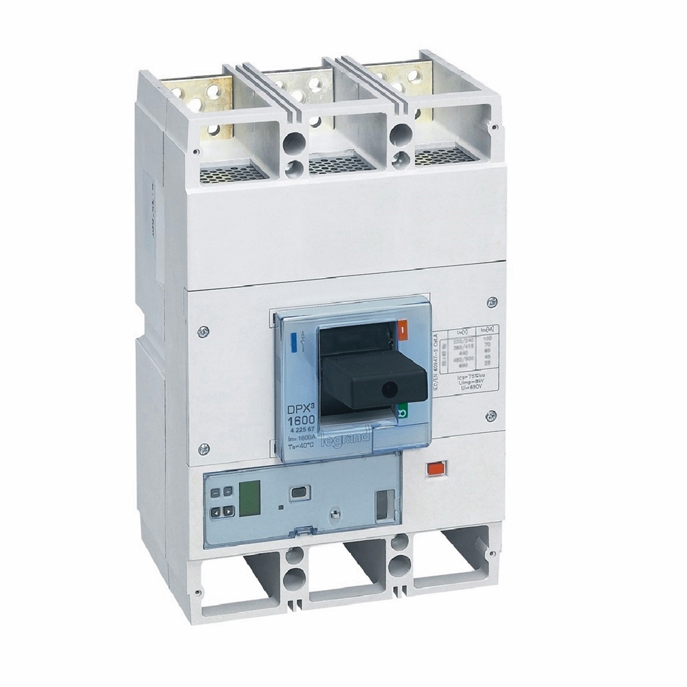 Interruptor caja moldeada 3x1600A 400V 70kA DPX3 422567 Legrand — Legrand