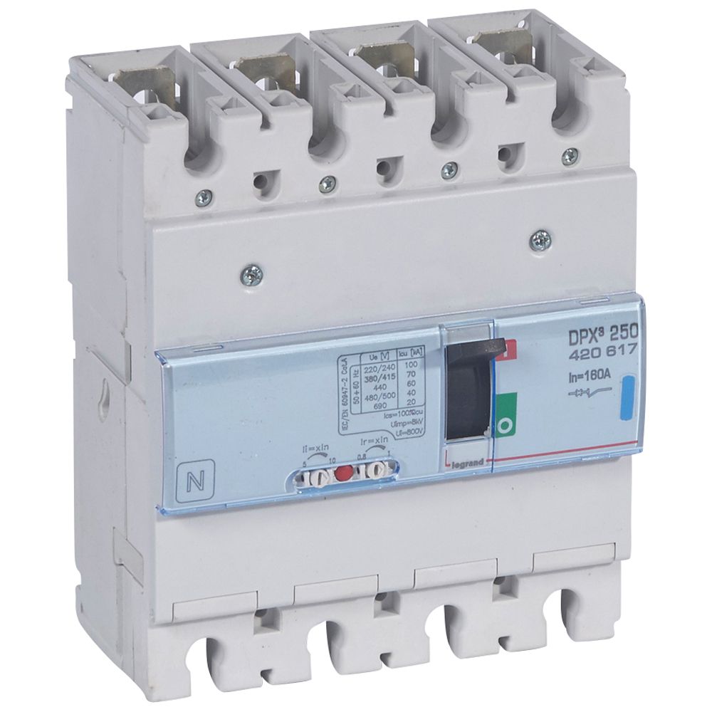 Interruptor caja moldeada 4x160A 70kA 420617 Legrand — Legrand