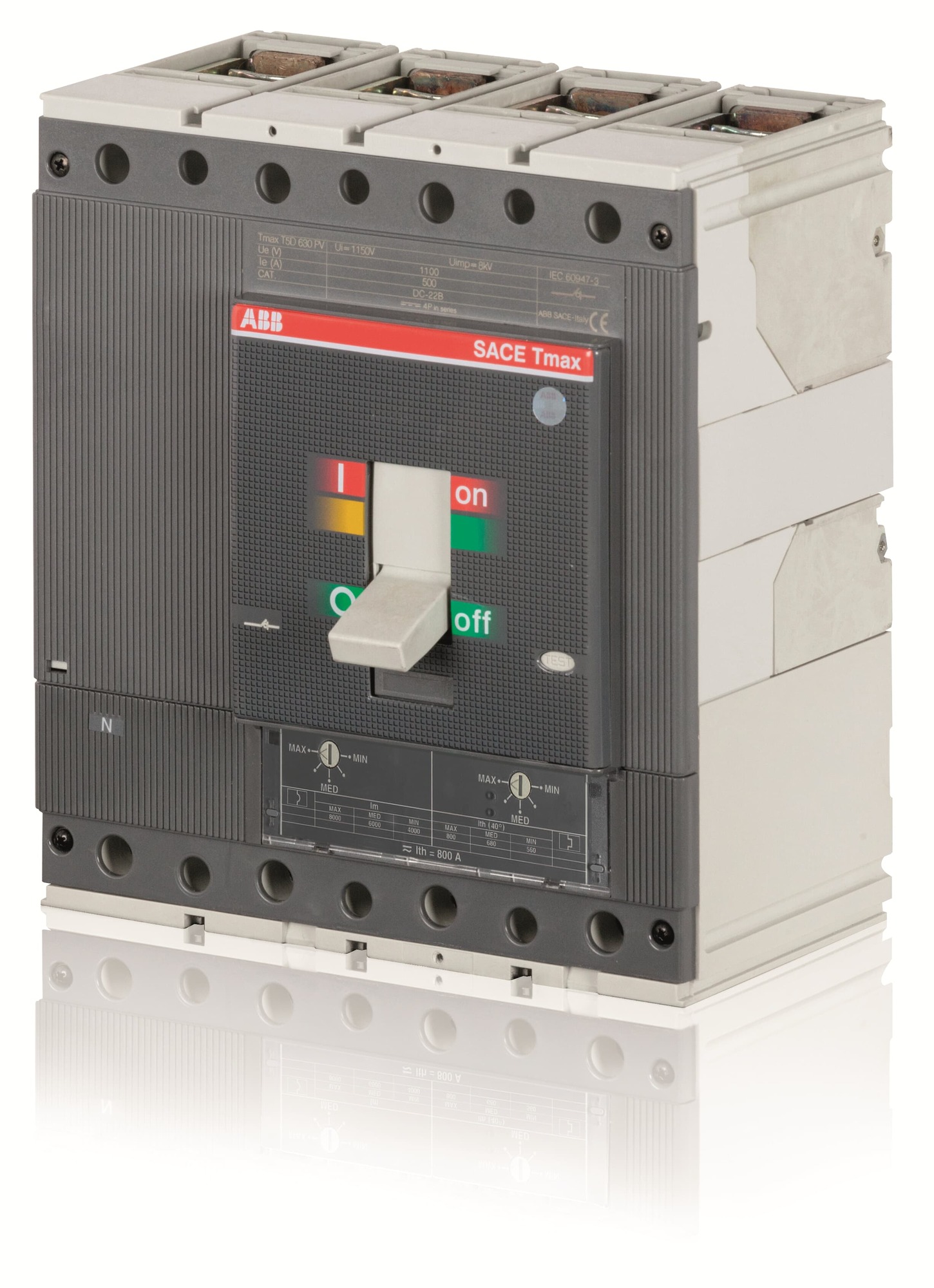 Interruptor caja moldeada 4x400A 36kA 1SDA054478R1 ABB — ABB