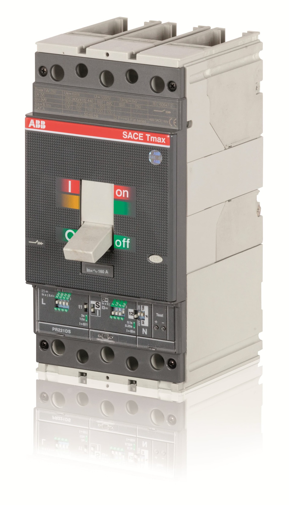 Interruptor caja moldeada 3x320A 50kA — Regulable 1SDA054125R1 ABB — ABB