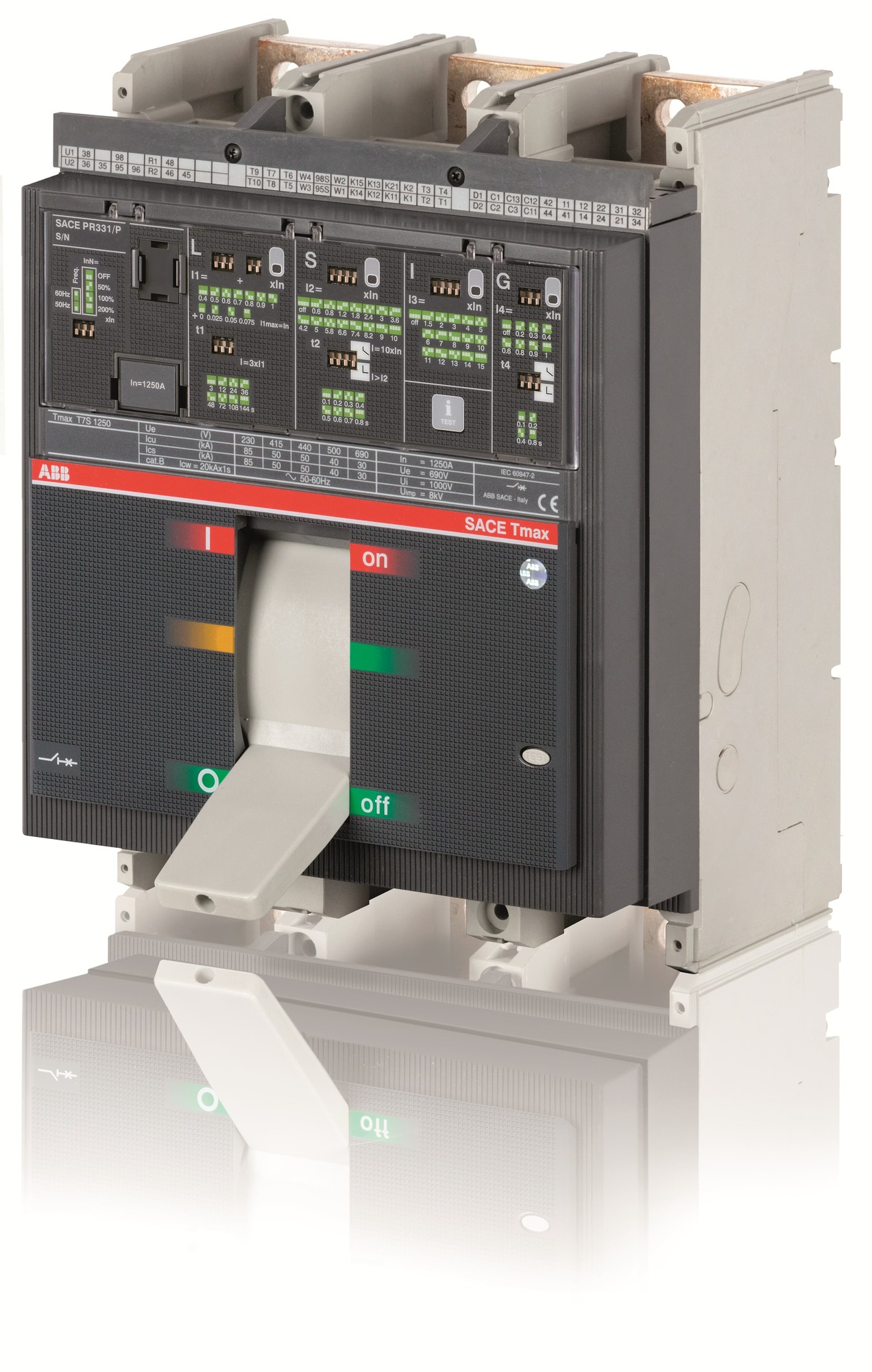 Interruptor caja moldeada 3x1250A 50kA 1SDA062868R1 ABB — ABB