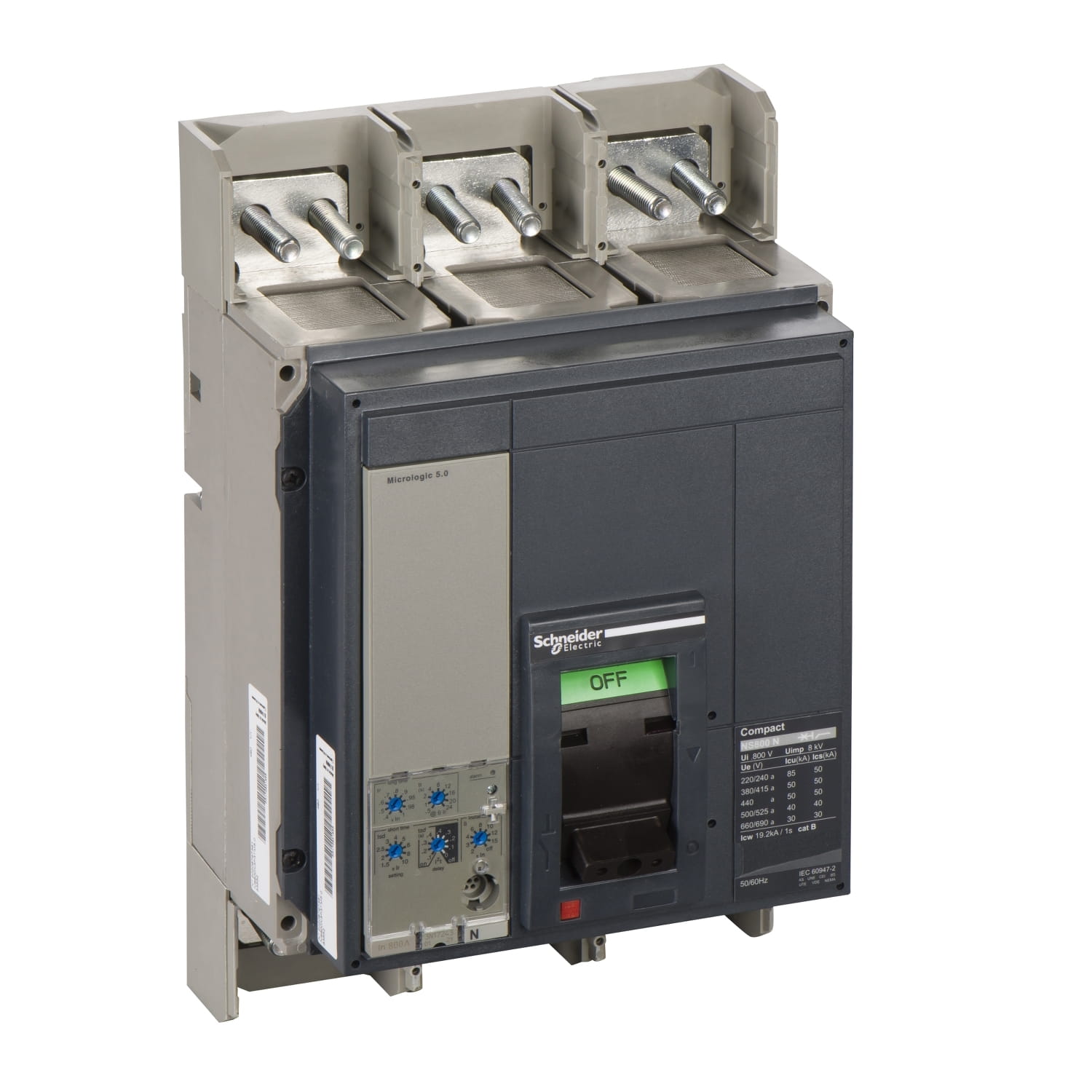Interruptor caja moldeada 3x320A 50kA NS800N Schneider — Schneider