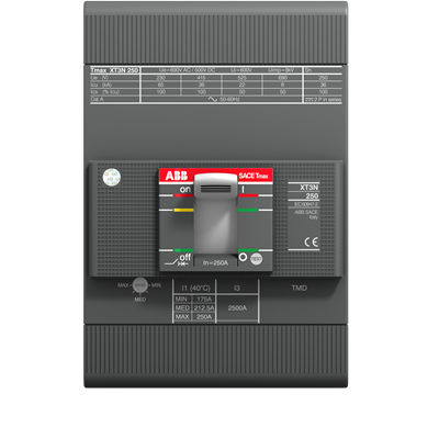 Interruptor caja moldeada 3x125A Tmax 1SDA068072R1 ABB — ABB