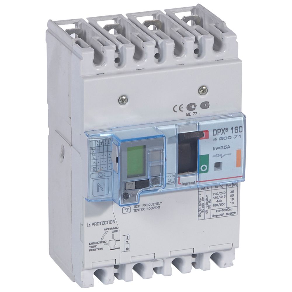 Interruptor caja moldeada 4x25A 25kA DPX3 420071 Legrand — Legrand