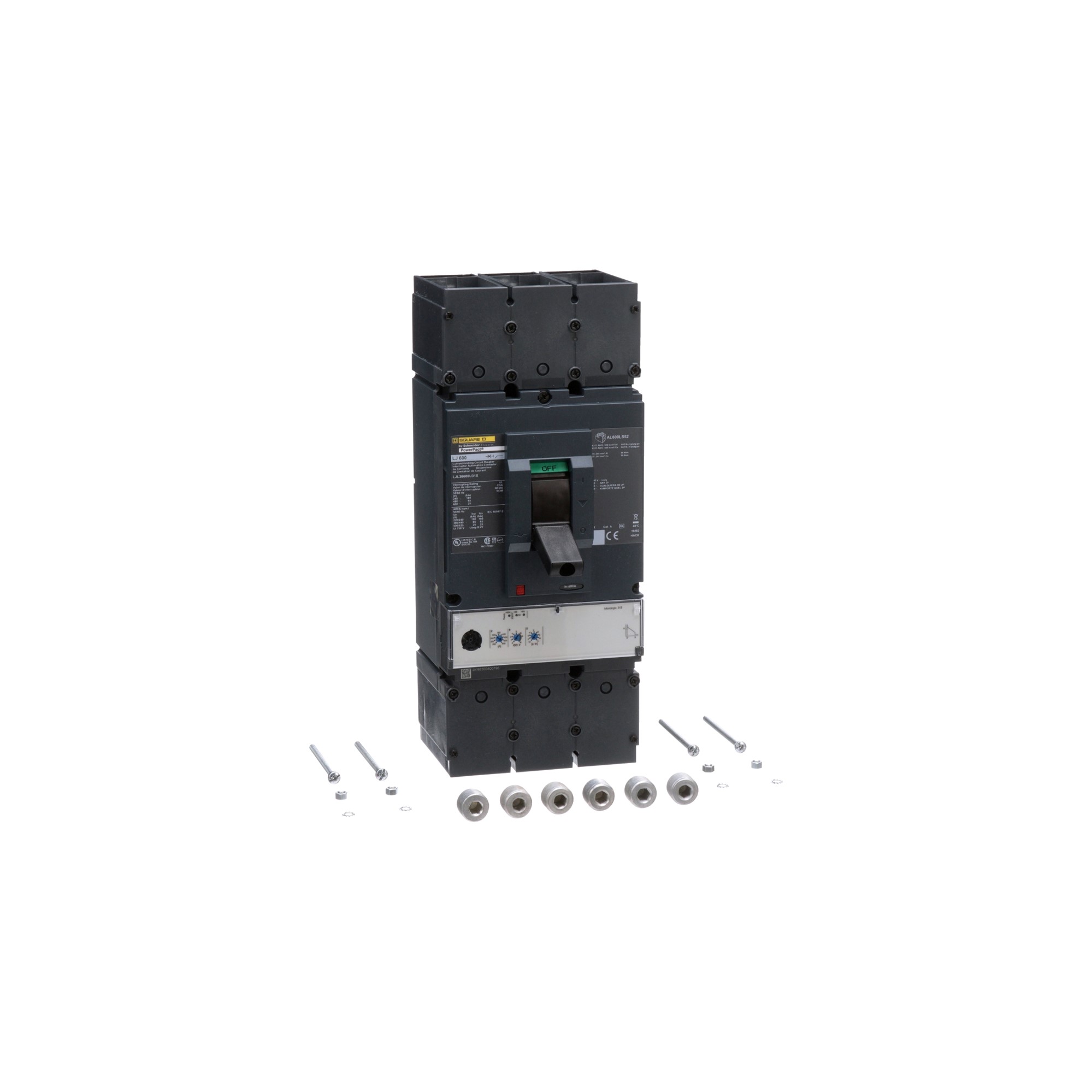 Interruptor de Caja Moldeada UL Termomagnetico 600A 3P 25kA LJL36600U31X — Schneider Electric — Schneider Electric