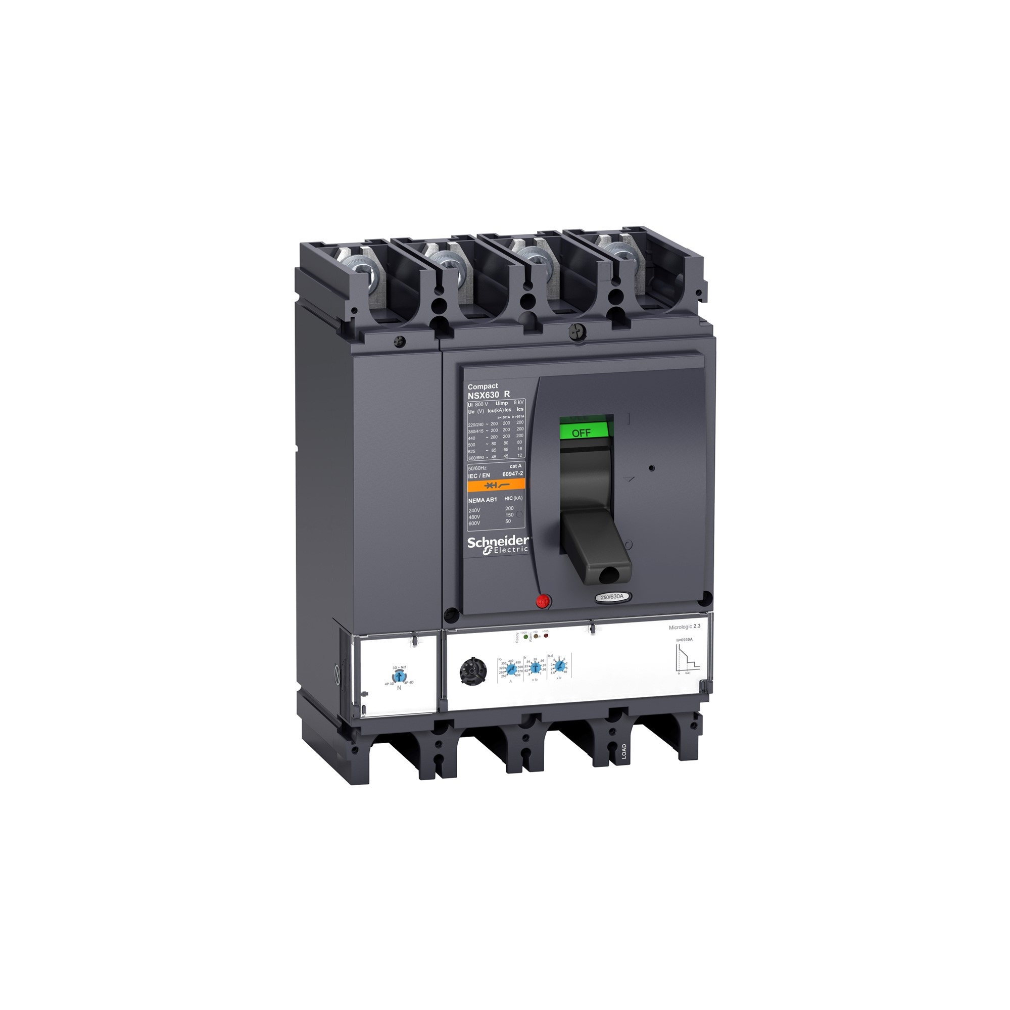 Interruptor caja moldeada 4x400A NSX400 43360359 Schneider — Schneider