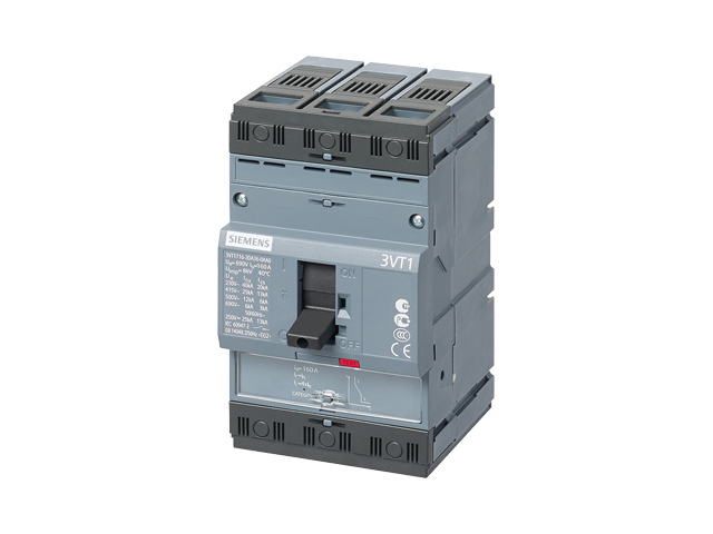 Interruptor caja moldeada 20A 25kA — Regulable 3VT1702-2DC36-0AA0 Siemens — Siemens
