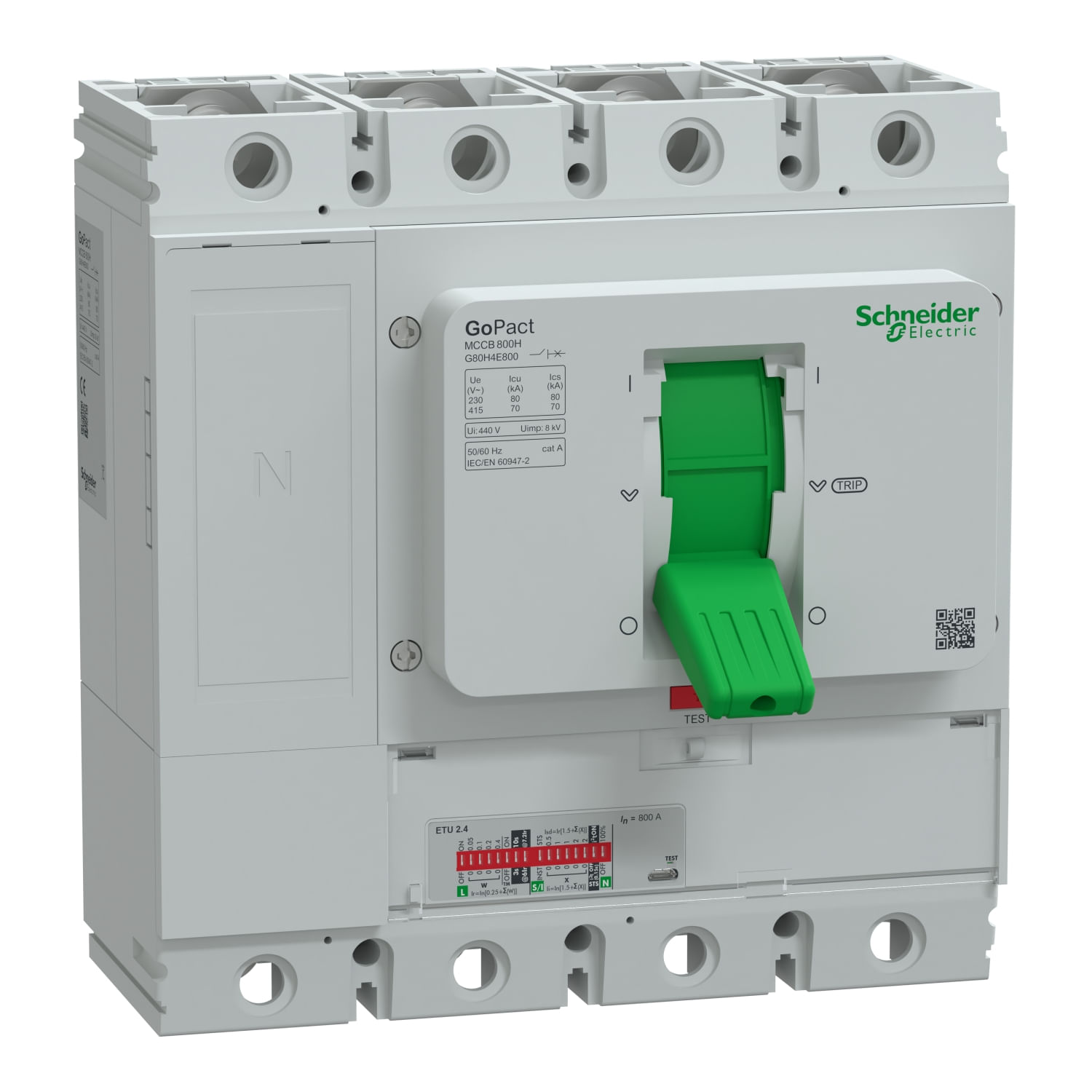 Int Moldeado Gopact 4x800A 70kA Etu G80H4E800 — Schneider Electric — Schneider Electric