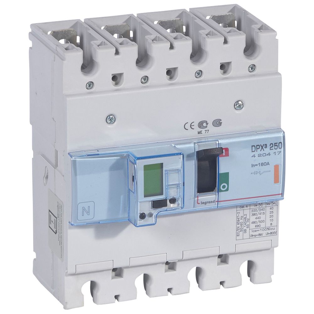 Interruptor caja moldeada 4x160A 25kA 420417 Legrand — Legrand