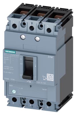 Interruptor automático 50A 55kA 3VM1150-5EE32-0AA0 Siemens — Siemens