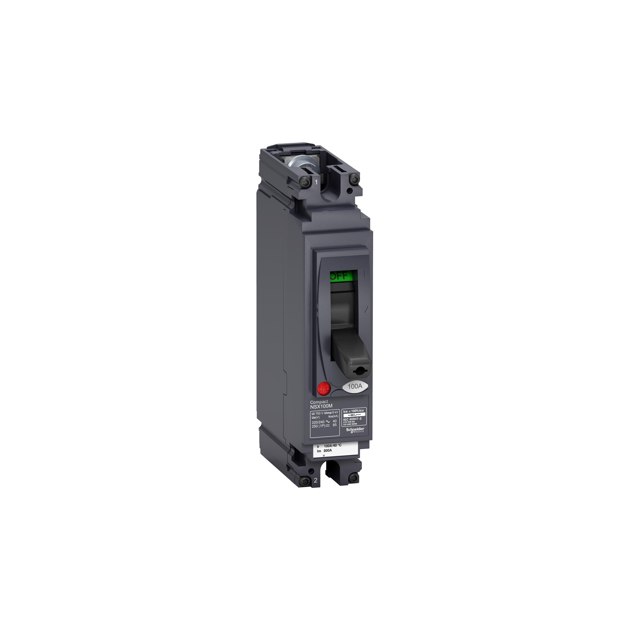 Interruptor caja moldeada 1x16A 85kA nsx100 43858259 Schneider — Schneider