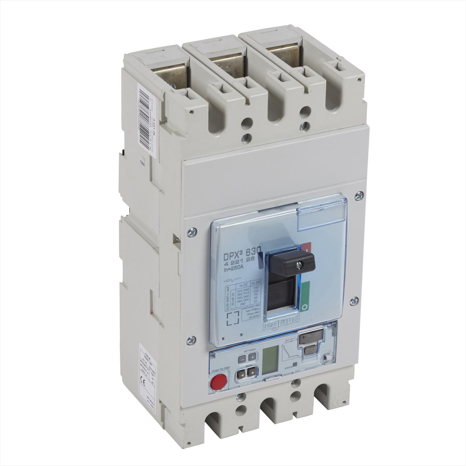 Interruptor caja moldeada 3x250A 400V 100kA DPX3 422126 Legrand — Legrand