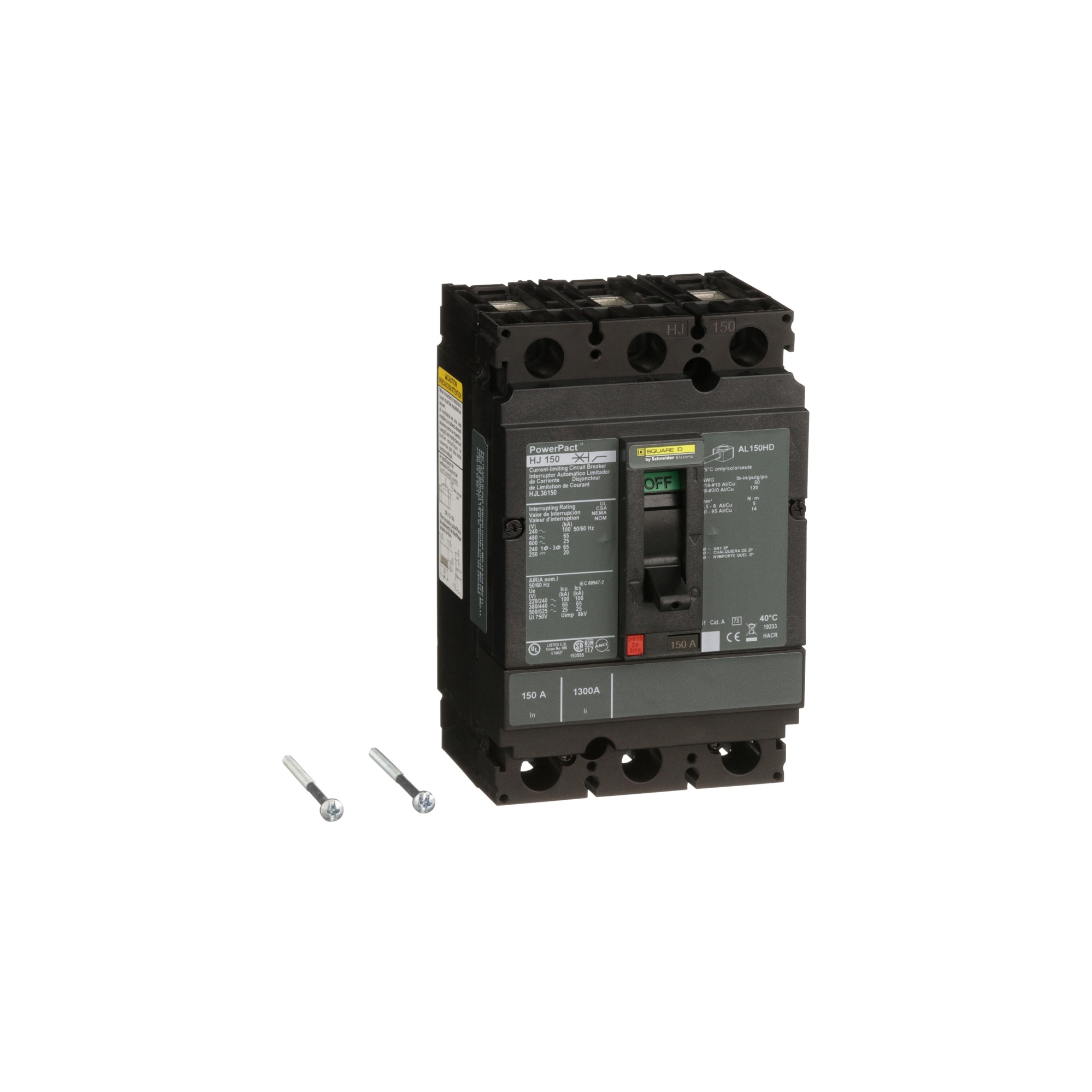 Interruptor de Caja Moldeada UL Termomagnetico 150A 3P 65kA HJL36150 — Schneider Electric — Schneider Electric