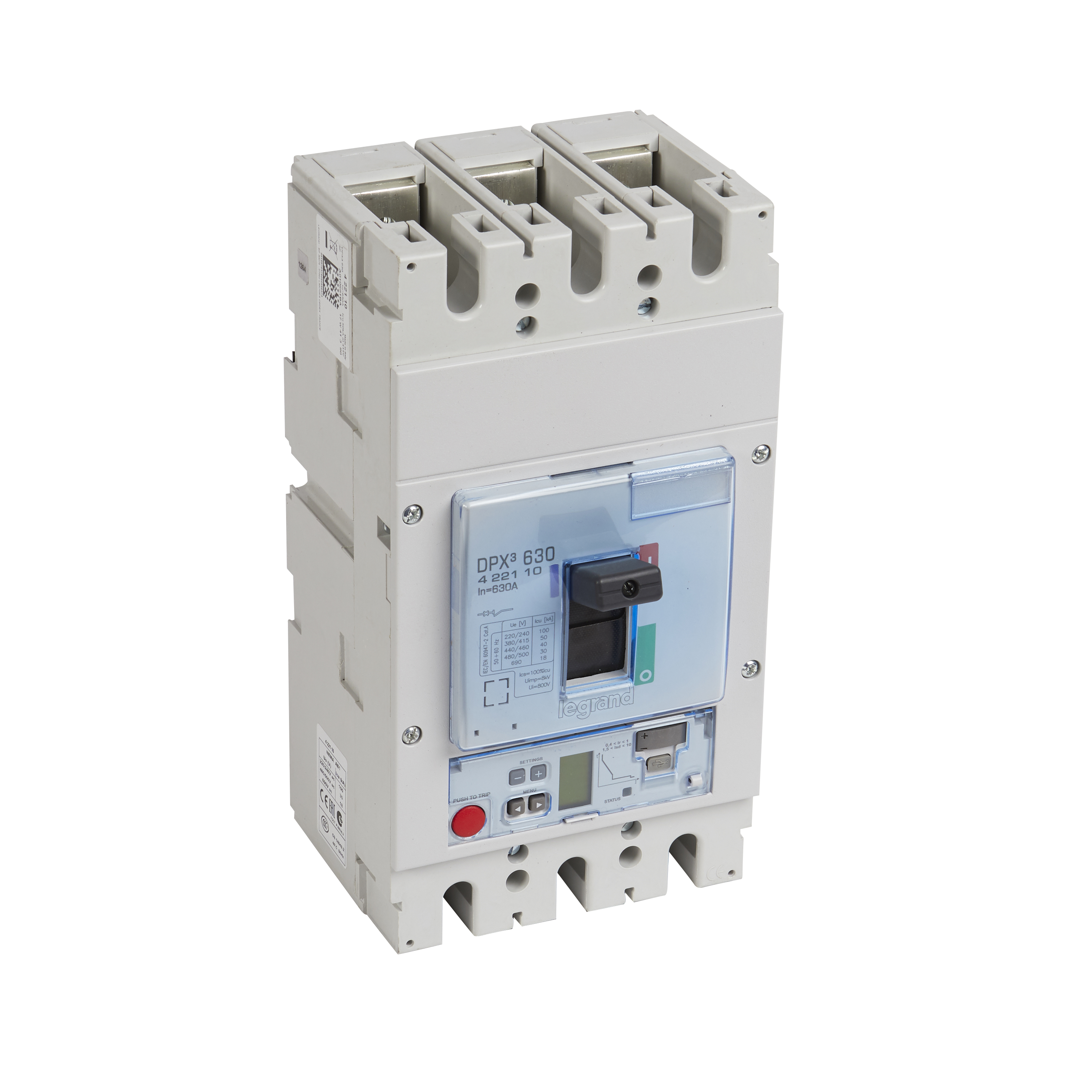 Interruptor caja moldeada 3x400A 400V 50kA DPX3 422110 Legrand — Legrand