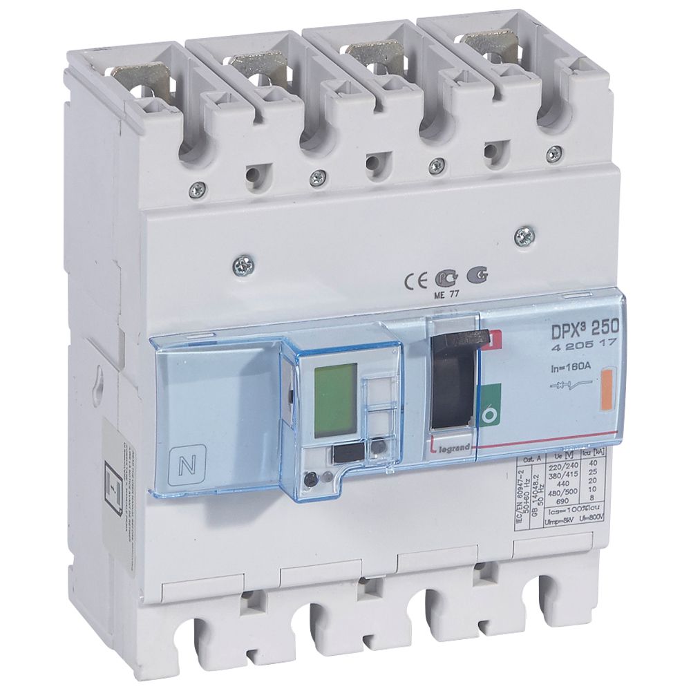 Interruptor caja moldeada 4x160A 25kA DPX3 420517 Legrand — Legrand