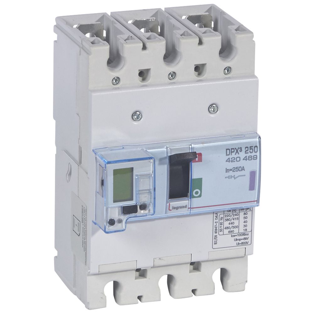 Caja Moldeada Disyuntor TERMOMAGNETICO250ELEC+MED3x250A50kA 420469 — Legrand — Legrand