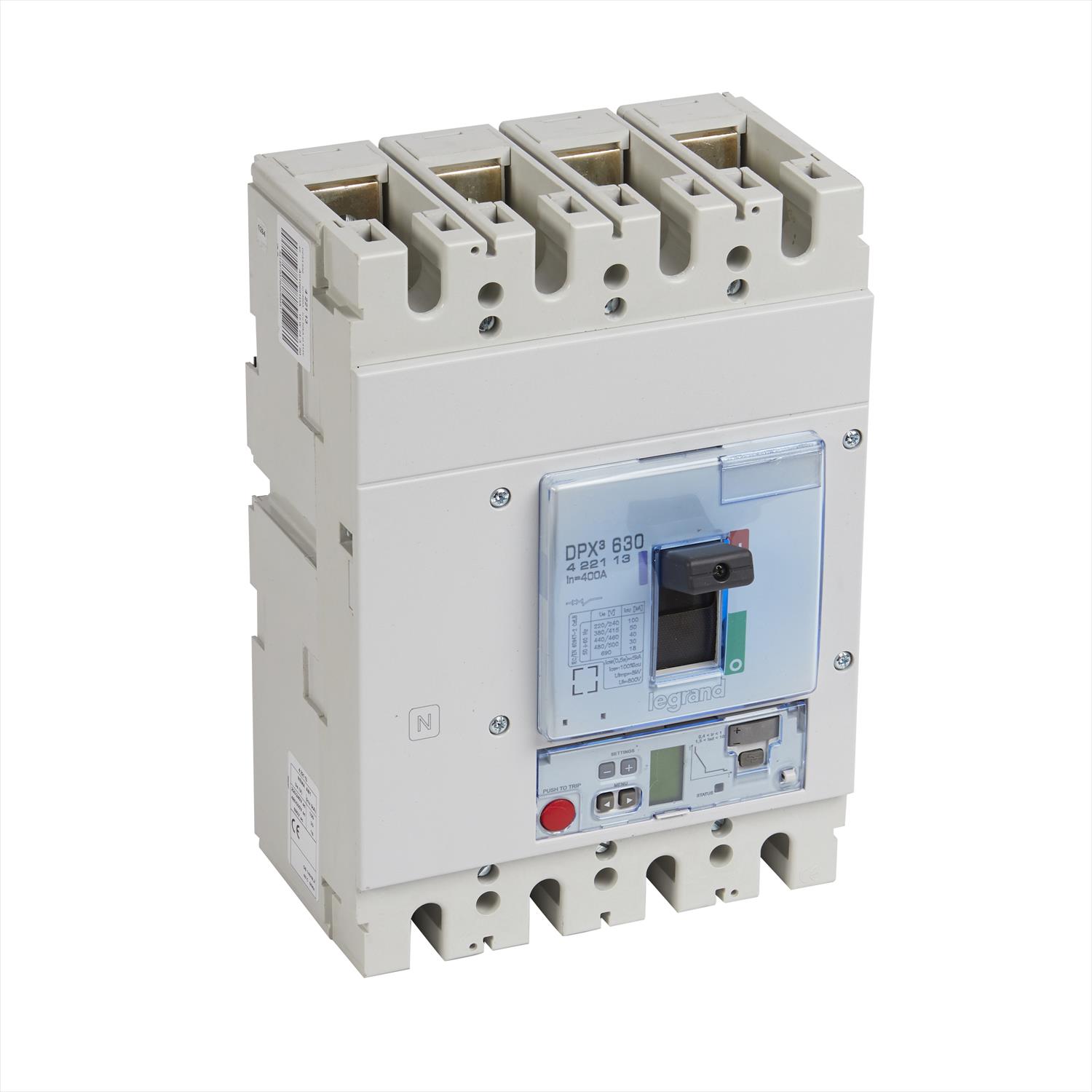Interruptor caja moldeada 4x400A 50kA DPX3 422113 Legrand — Legrand