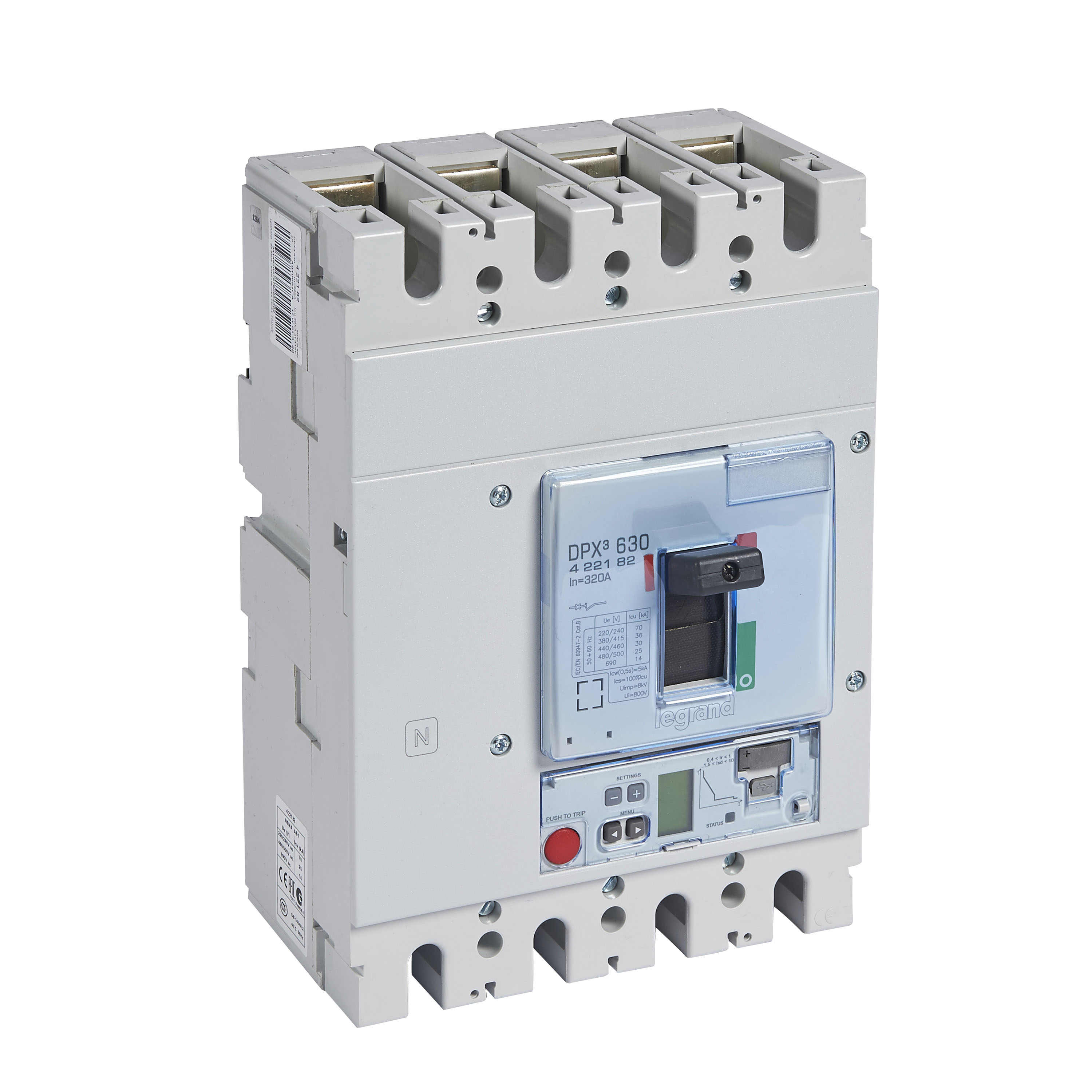 Interruptor caja moldeada 4x320A 36kA DPX3 422182 Legrand — Legrand