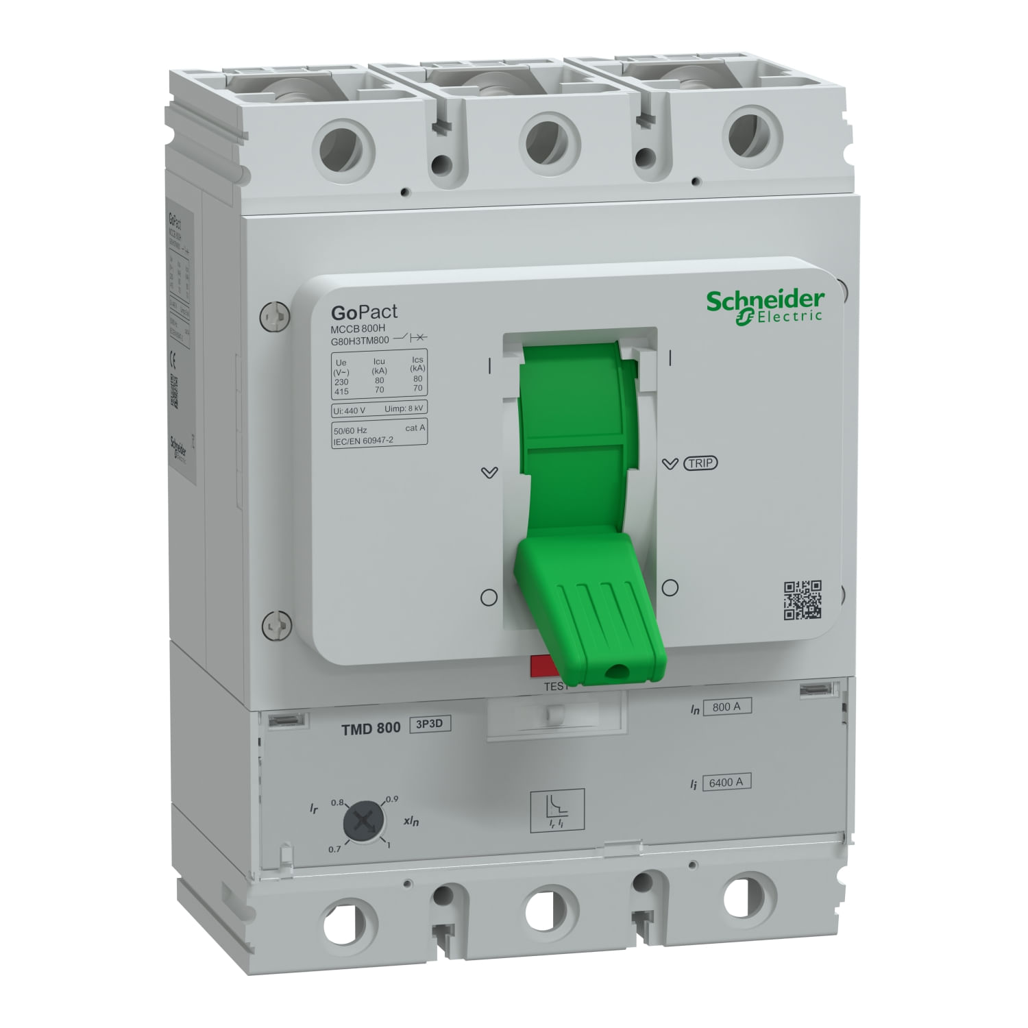 Int Moldeado Gopact 3x800A 70kA Tmd G80H3TM800 — Schneider Electric — Schneider Electric
