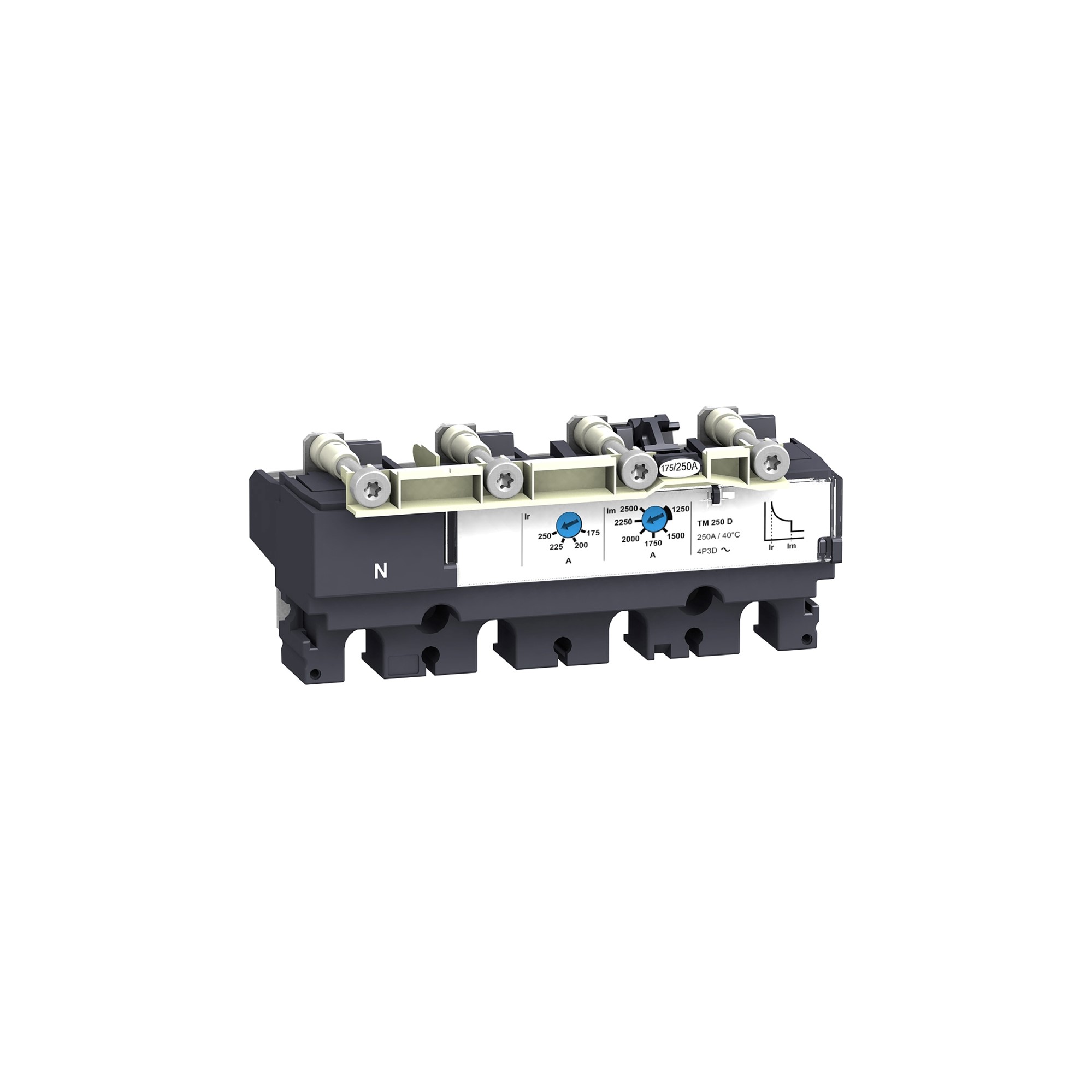 Unidad de control ComPacT NSX100-250 protección de distribucion 25A 4P unid TMD LV429056 — Schneider Electric — Schneider Electric