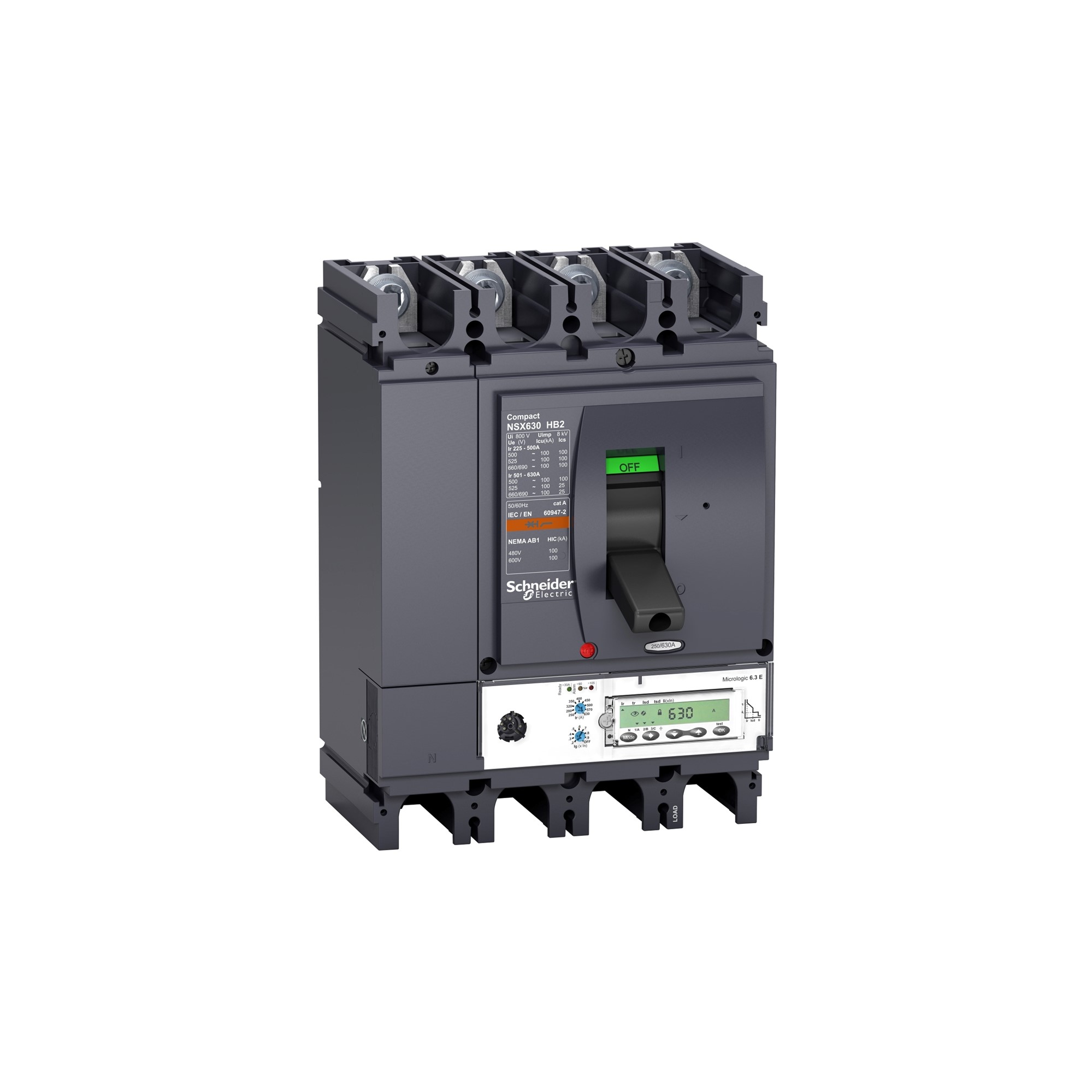 Interruptor caja moldeada 4x400A LV — Regulable 43364959 Schneider — Schneider
