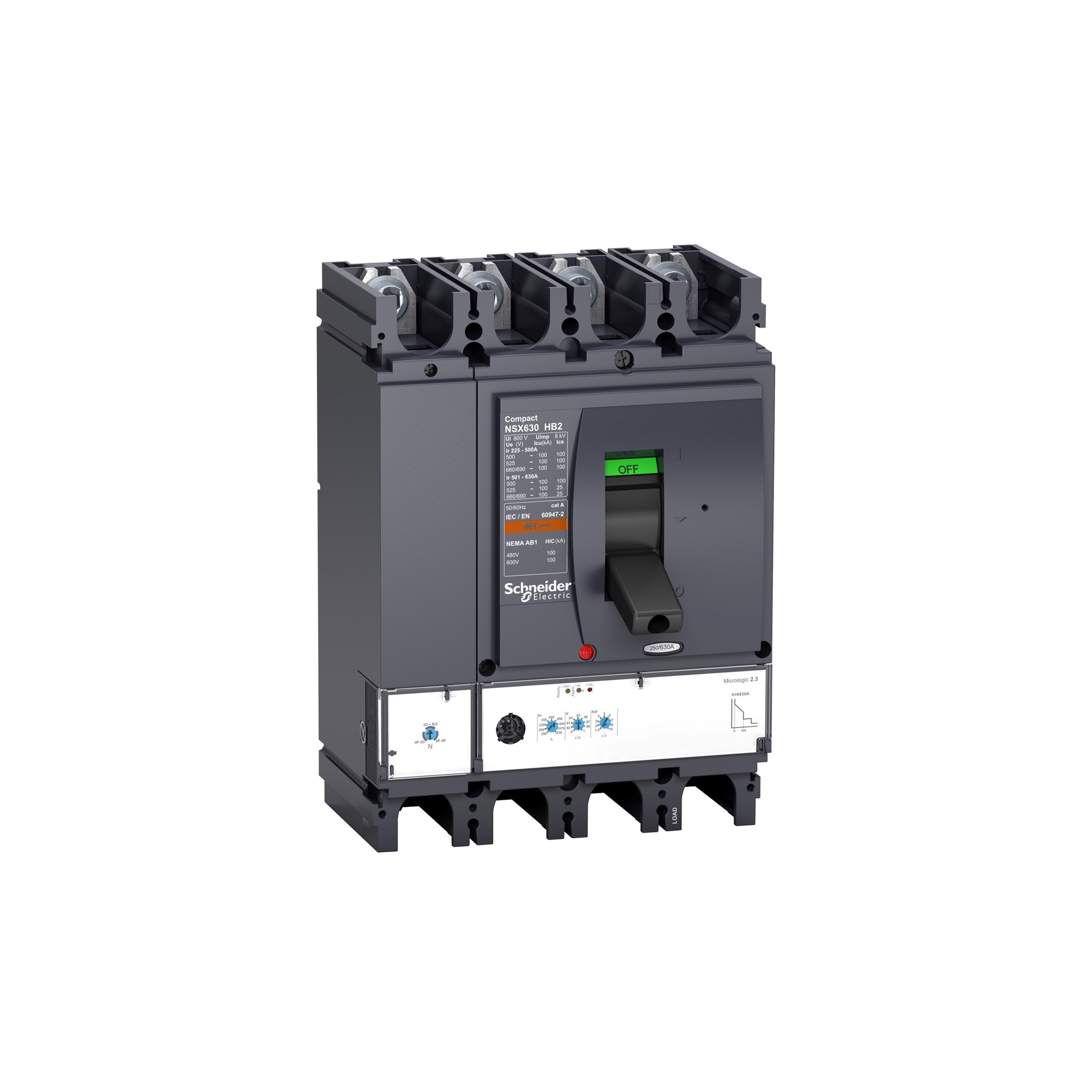 Interruptor caja moldeada 4x630A LV 43374159 Schneider — Schneider