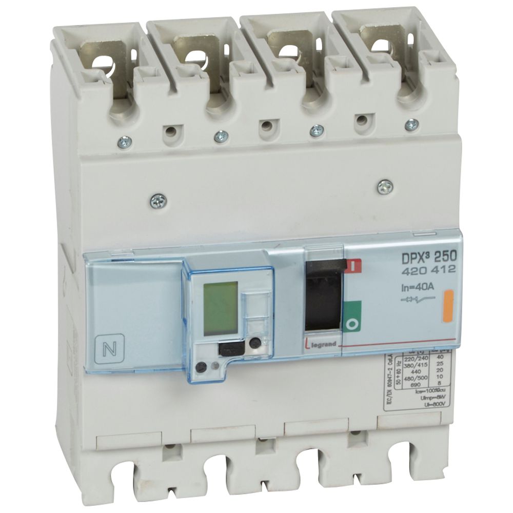 Interruptor caja moldeada 4x40A 25kA 420412 Legrand — Legrand