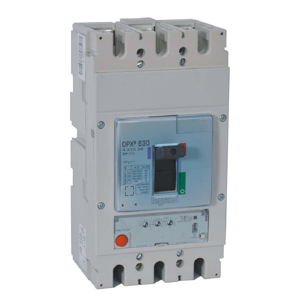 Interruptor caja moldeada 3x250A 400V 100kA DPX3 422528 Legrand — Legrand