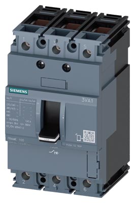Interruptor caja moldeada 3x75A 35kA 3VA1 43210861 Siemens — Siemens