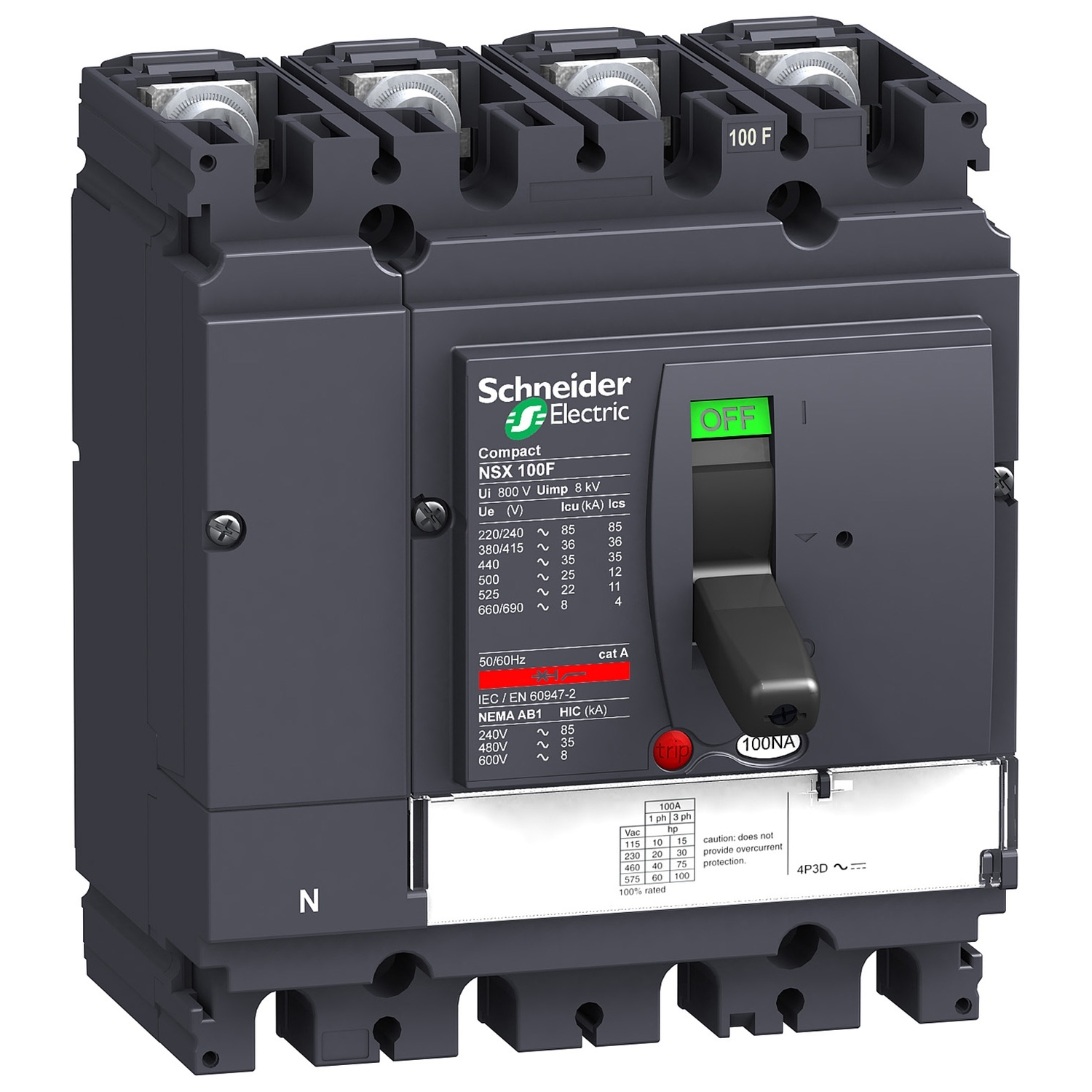 Interruptor caja moldeada 4P LV 42963959 Schneider — Schneider