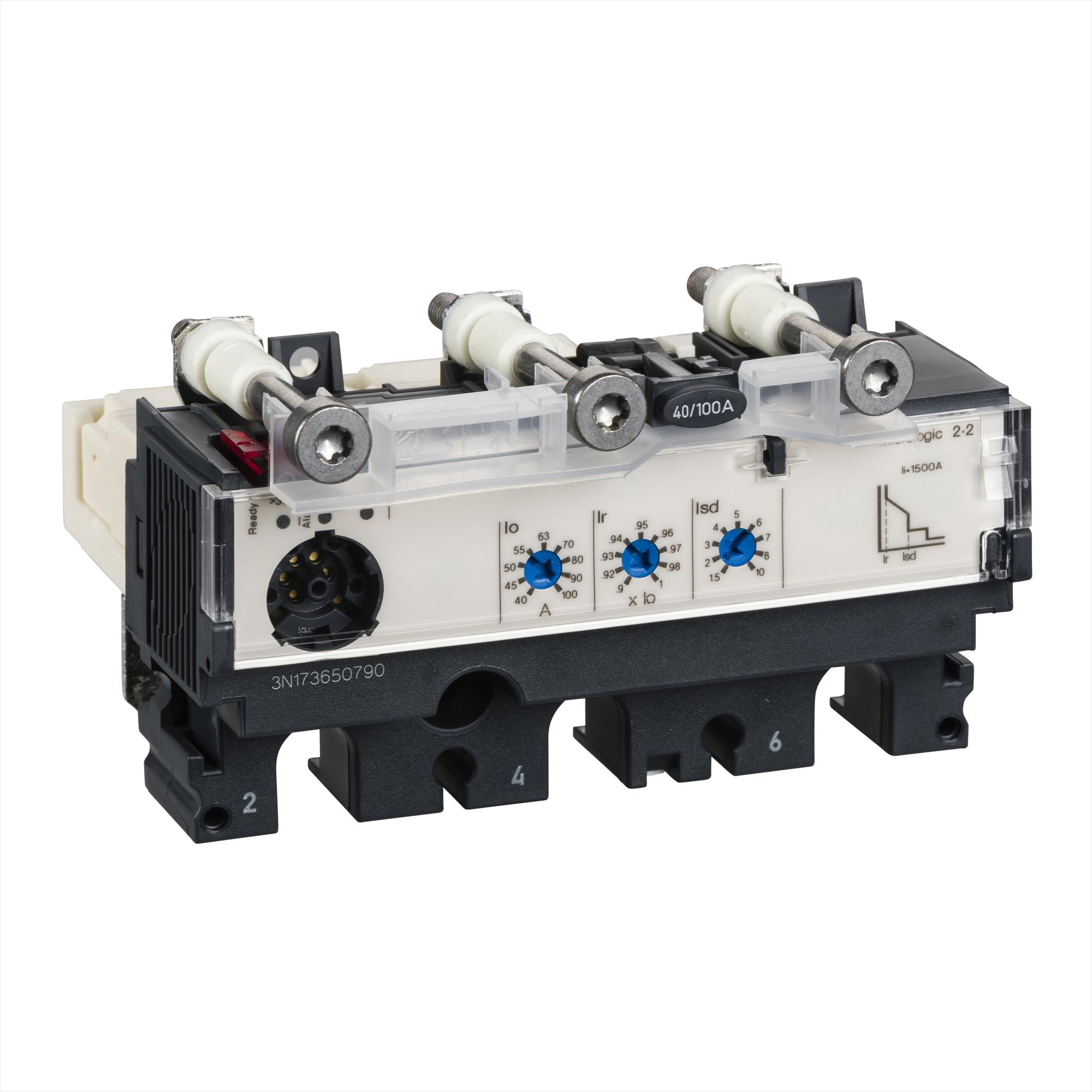 Unidad de control ComPacT NSX protección de distribucion 100A 3P MicroLogic 2.2 LV429070 — Schneider Electric — Schneider Electric