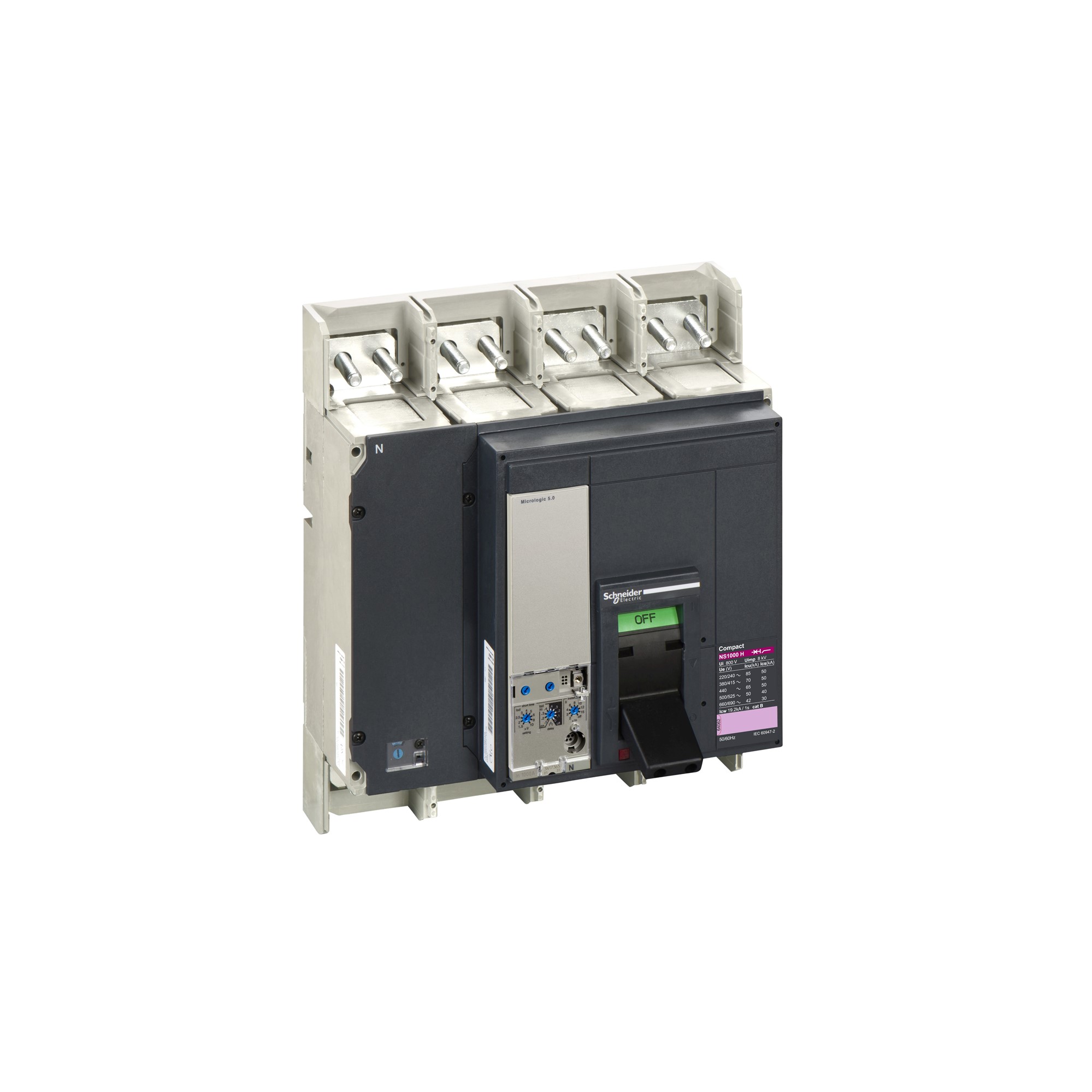 Interruptor caja moldeada 4x1000A 70kA compact ns — Regulable 33562 Schneider — Schneider