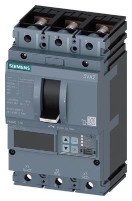 Interruptor caja moldeada 415V 55kA 3VA2 43217461 Siemens — Siemens