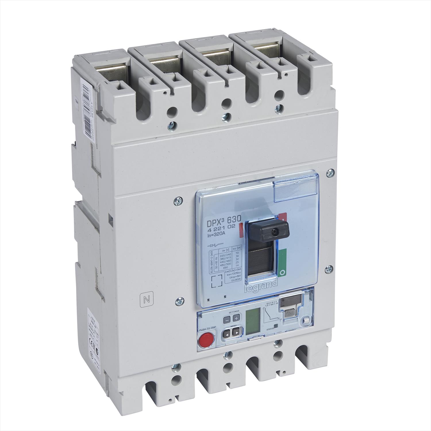 Interruptor caja moldeada 4x320A 36kA DPX3 422102 Legrand — Legrand