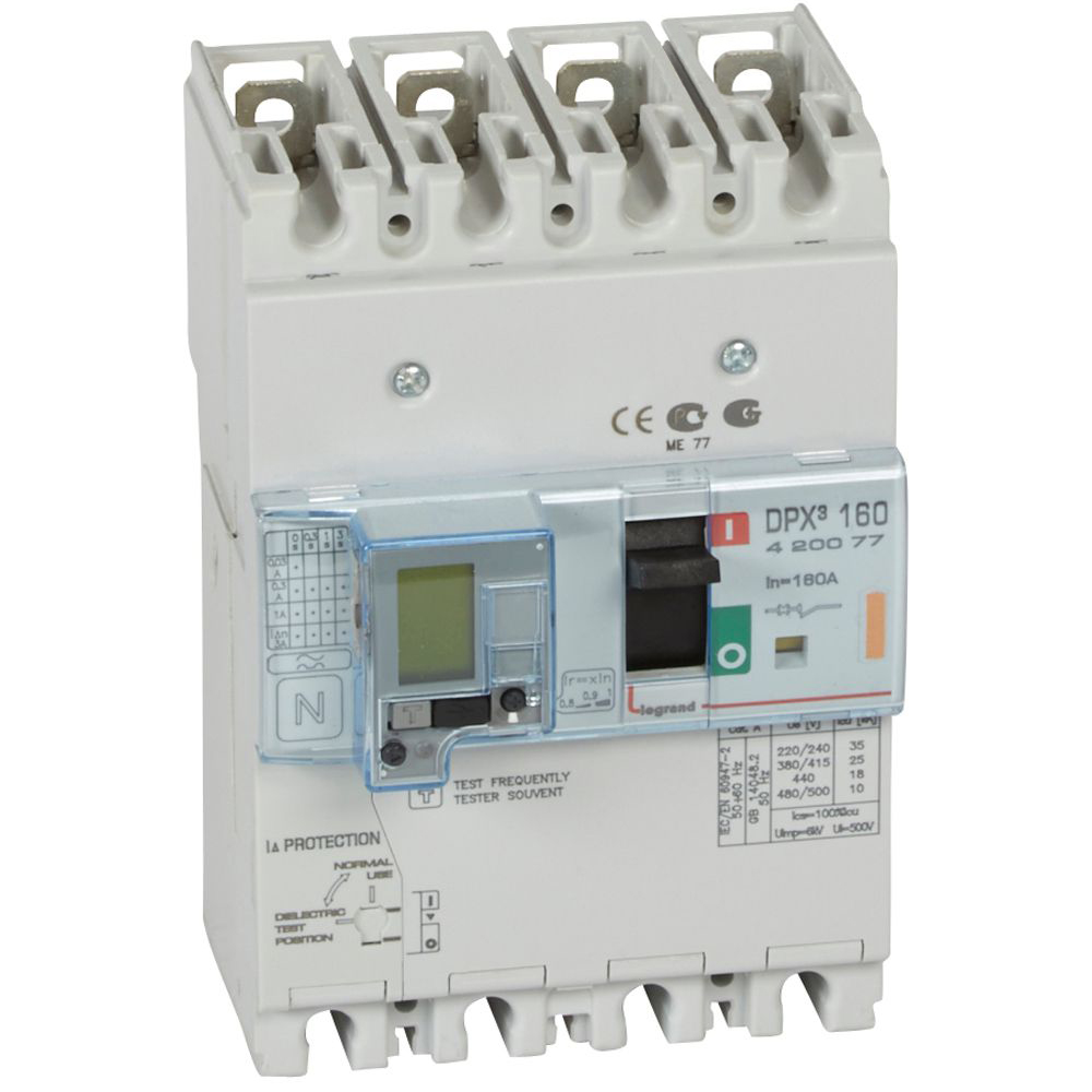 Interruptor caja moldeada 4x160A 25kA DPX3 420077 Legrand — Legrand