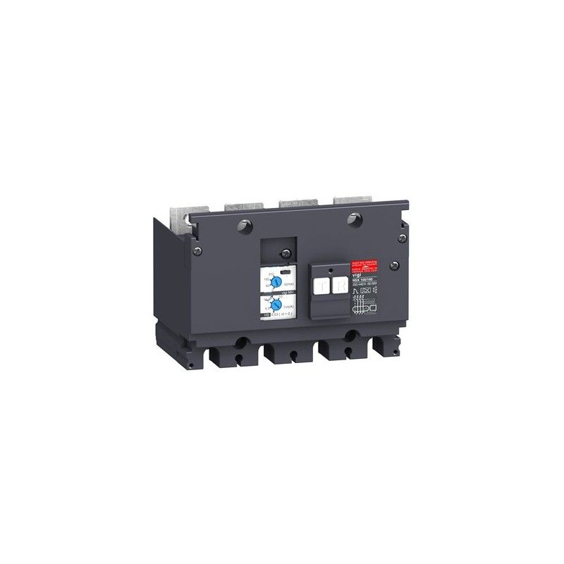 Interruptor caja moldeada 4P 440-550V NSX100 — Vigi (con diferencial) 440-550V Schneider — Schneider Electric