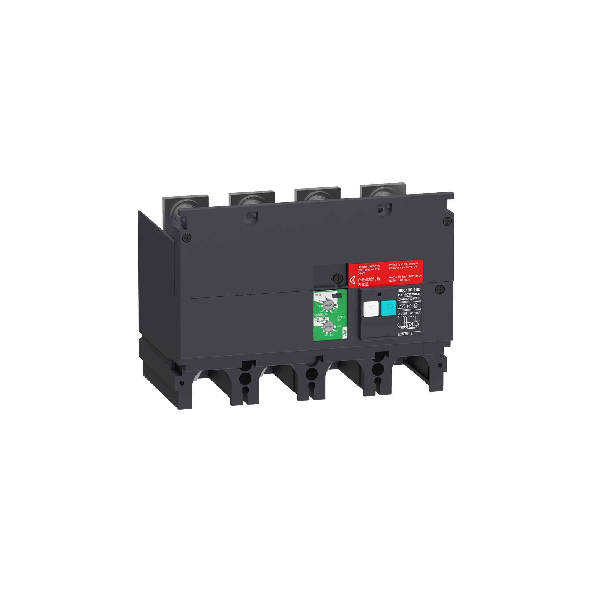 Bloque Vigipact 4P p/NSX100/160 30mA-30A 200-440VAC Protección LV429489 — Schneider Electric — Schneider Electric