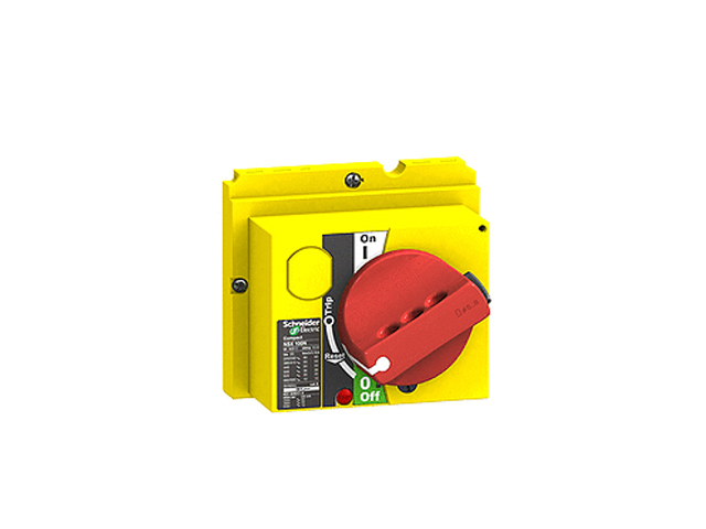 Mando con maneta roja mas cara delantera amarilla LV429339 — Schneider Electric — Schneider Electric
