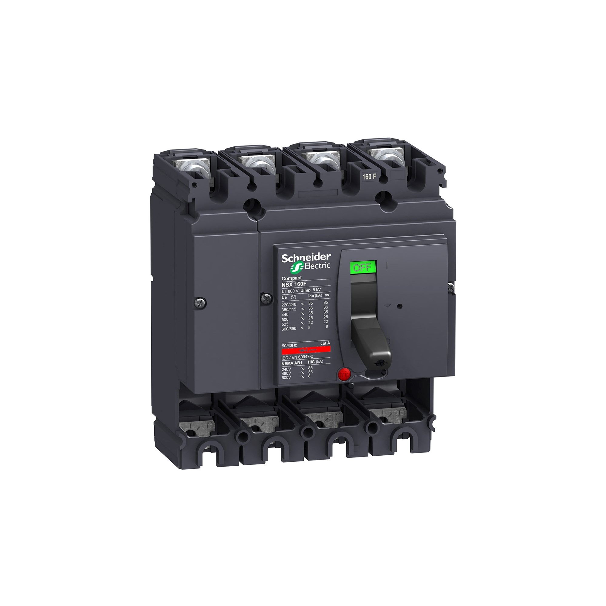 Interruptor caja moldeada 160A 415V 25kA LV 43039559 Schneider — Schneider
