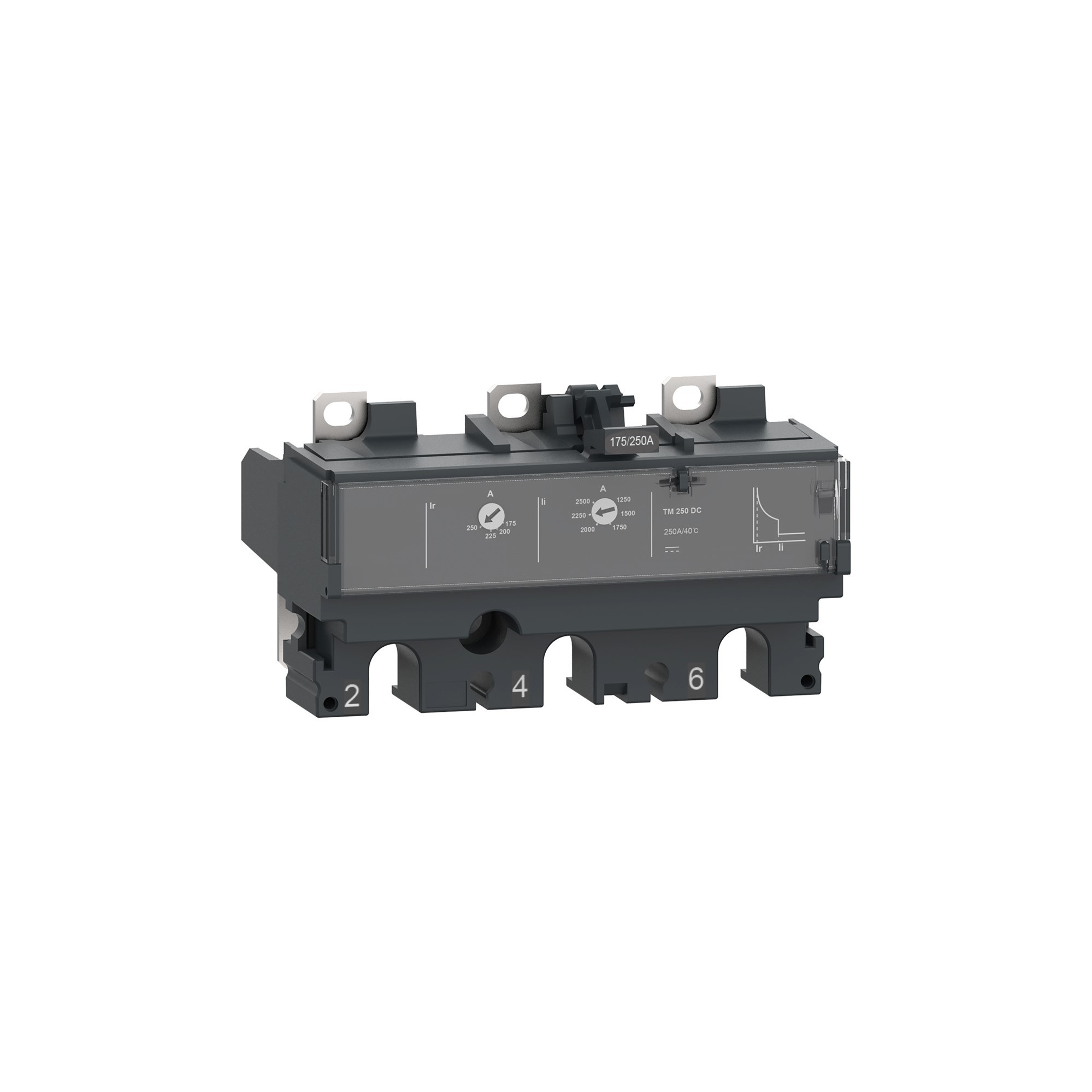 Unidad de control TM200DC para interruptor NSX 250 DC 200 A 3P3D C253TM200D — Schneider Electric — Schneider Electric