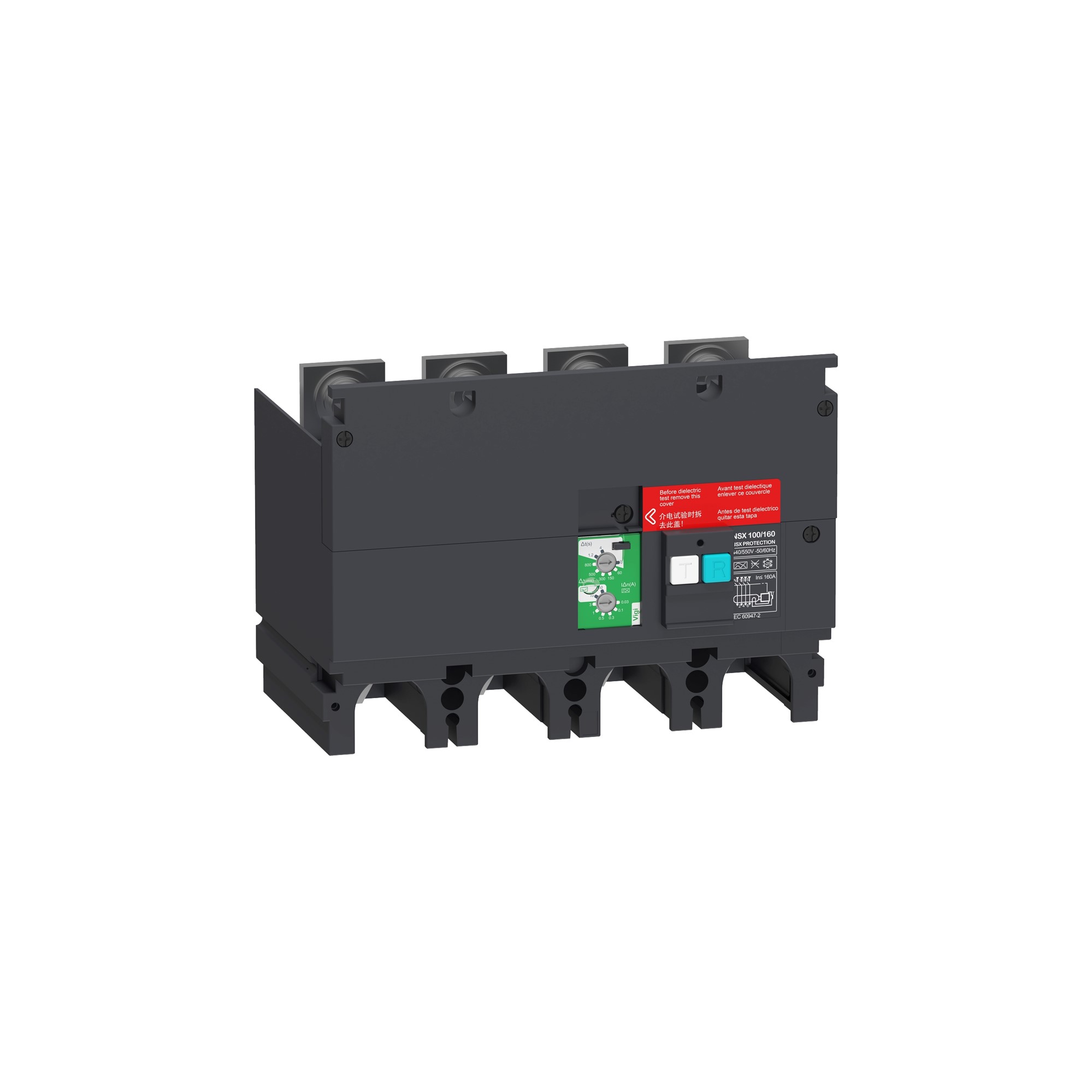 Bloque Vigipact 4P 30mA-30A 550V Ca para NSX100-160 Protección LV429491 — Schneider Electric — Schneider Electric