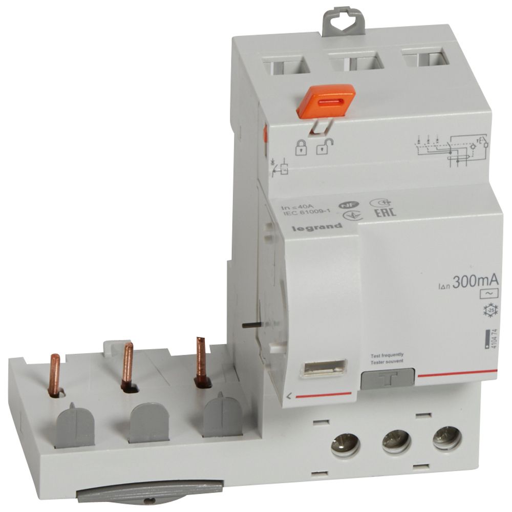 Bloque DX3 Diferencialtripolar Adaptable para Interruptores Automaticos 1 Modulo/polo 410474 — Legrand — Legrand