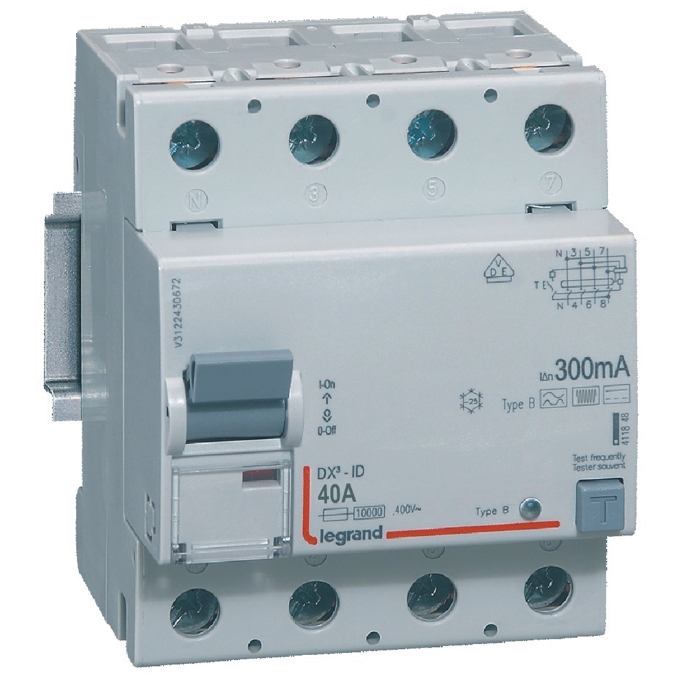 Diferencial DX3 4/40/300 B 411848 — Legrand — Legrand