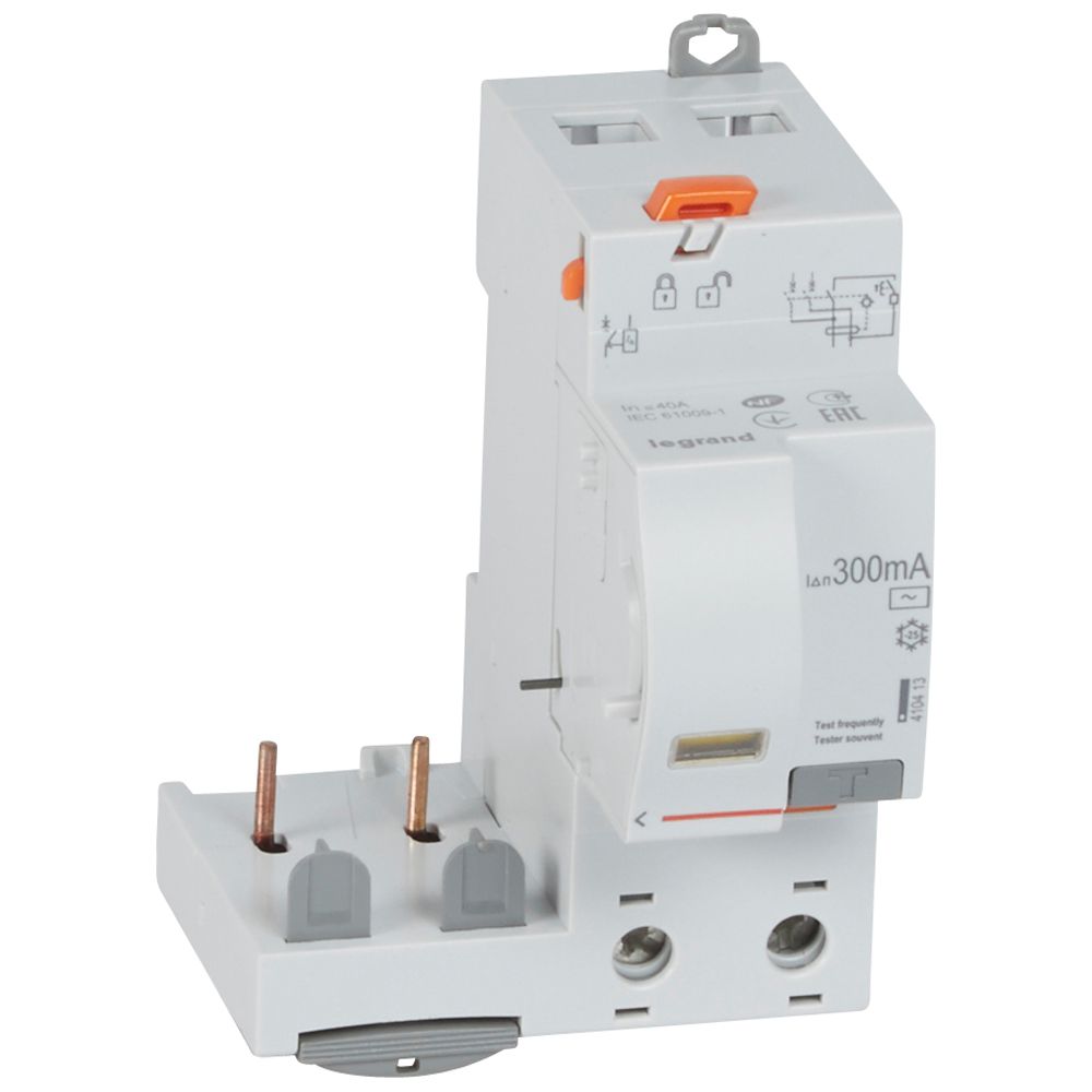 Bloque DX3 Diferencial Bipolar Adaptable para Interruptores Automaticos 1 Modulo/polo 410413 — Legrand — Legrand