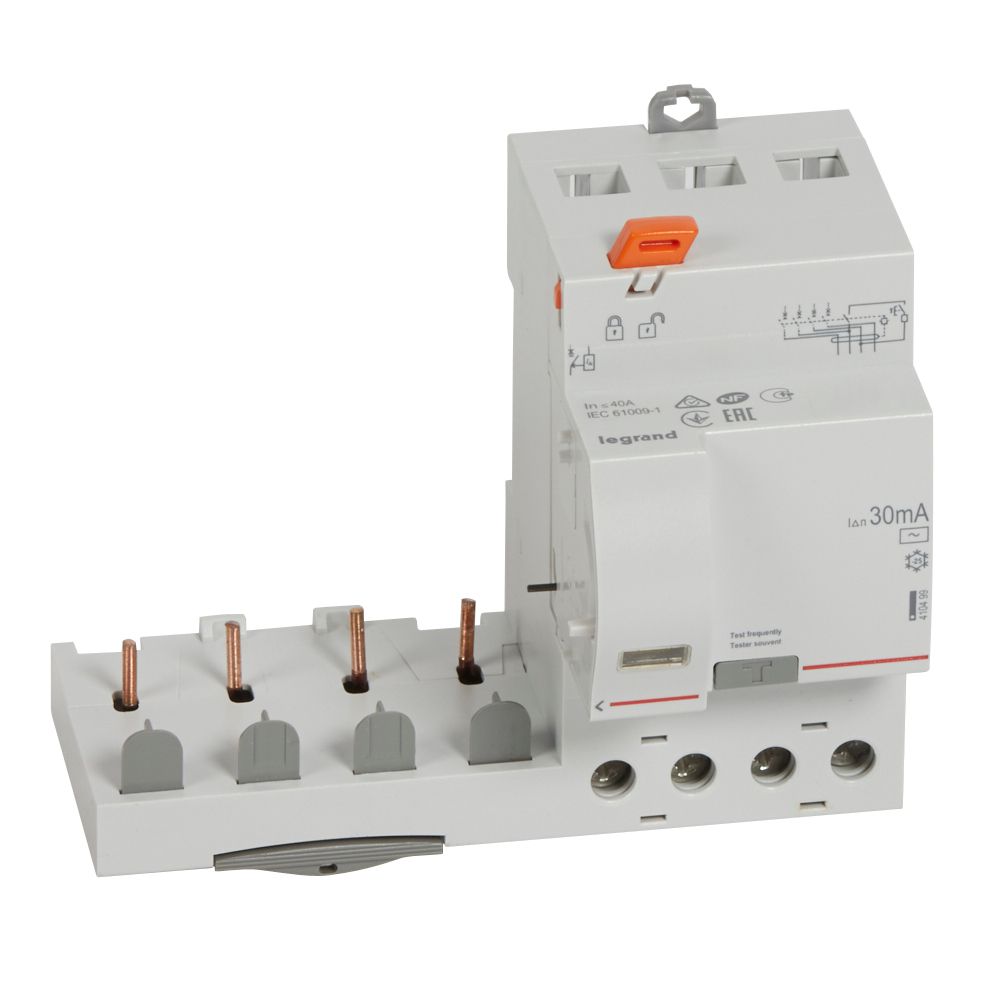 Bloque DX3 Diferencialtetrapolar Adaptable para Interruptores Automaticos 1 Modulo/polo 410499 — Legrand — Legrand