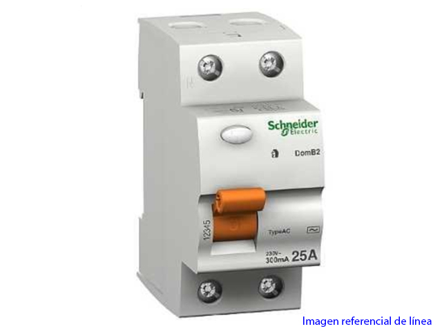 Interruptor DIFERENCIAL 2x 25A 30mA DOMAE 16790 Schneider Electric — Schneider Electric