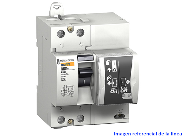 Interruptor DIFERENCIAL 2x 25A 300mA RECONECTADOR RED 18688 Schneider Electric — Schneider Electric