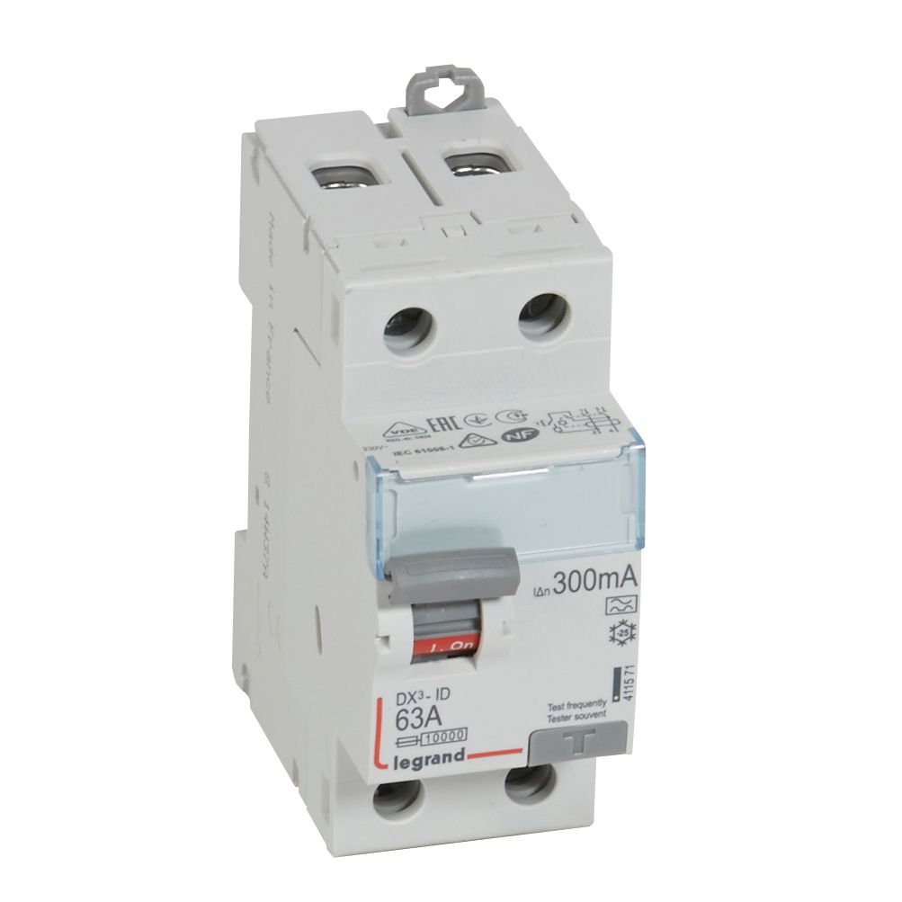 Interruptor Diferencial 2X 63A 300mA Tipo a 411571 — Legrand — Legrand